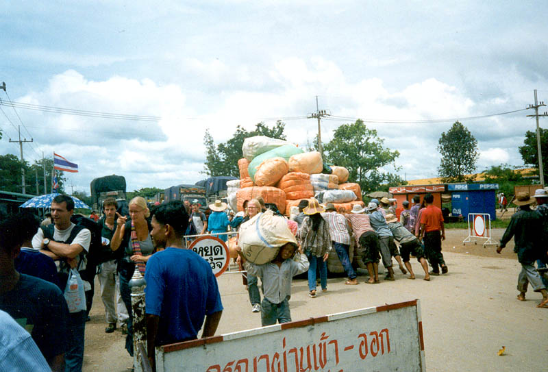 Border crossing at Poipet