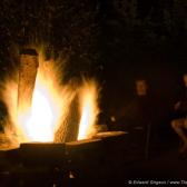 Enjoying the fire