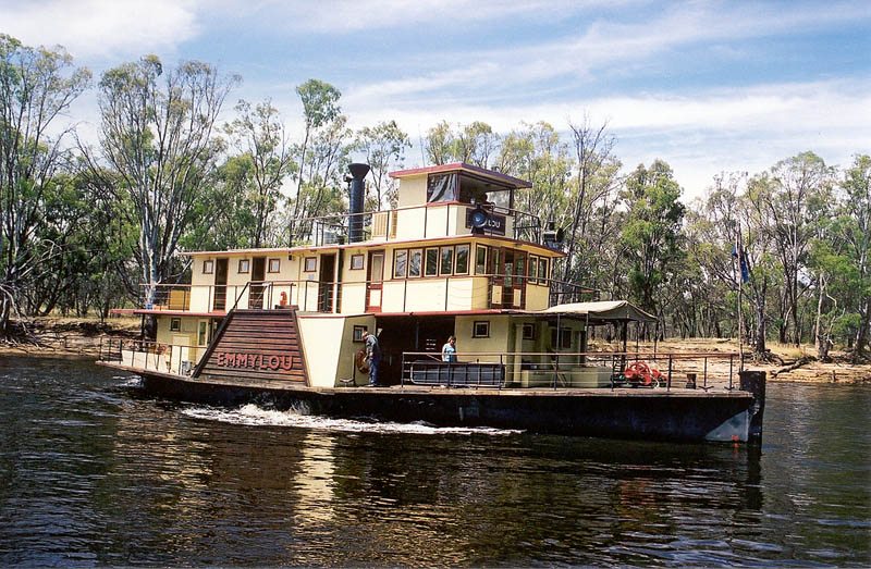 Steamer at Echuca