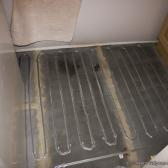 Floor insulation and undertile heating are fitted