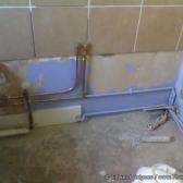 The finished plumbing