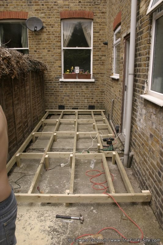 The completed outer frame