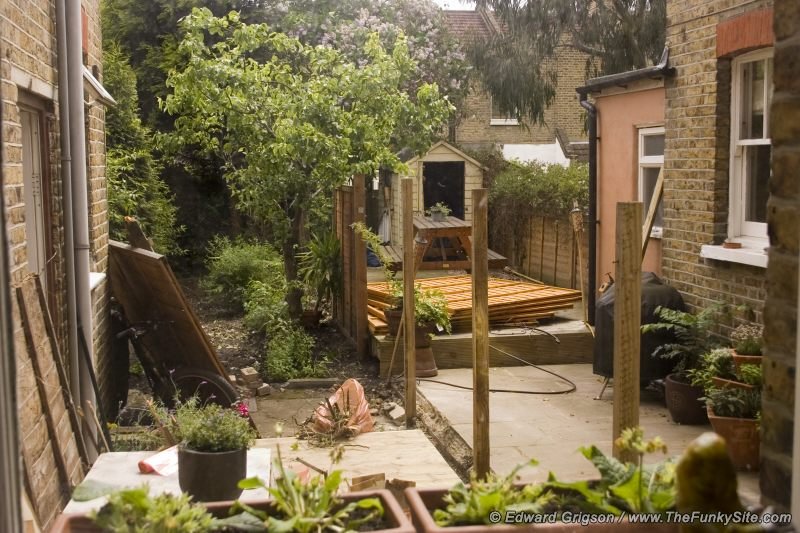 The old fencing goes