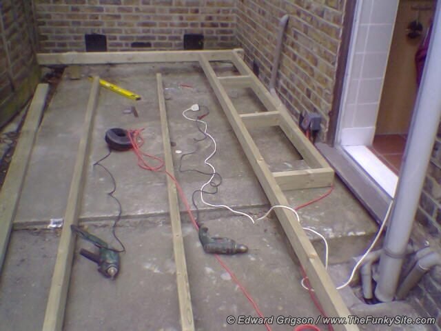 The outer frame takes shape