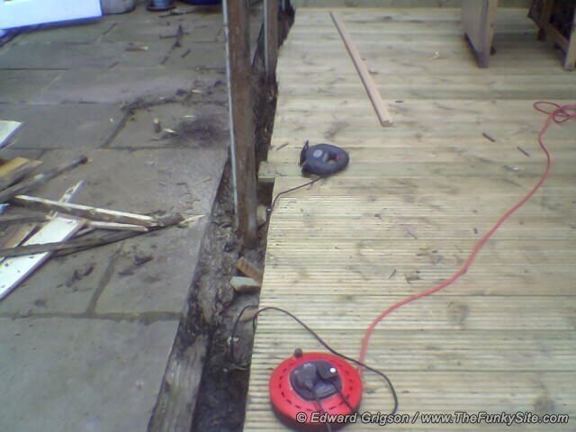 Trimming the decking