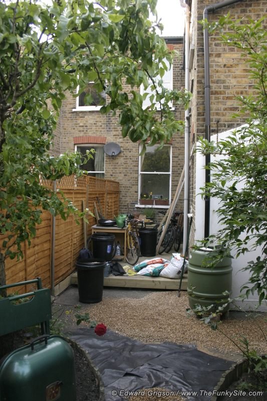 The gravel goes down