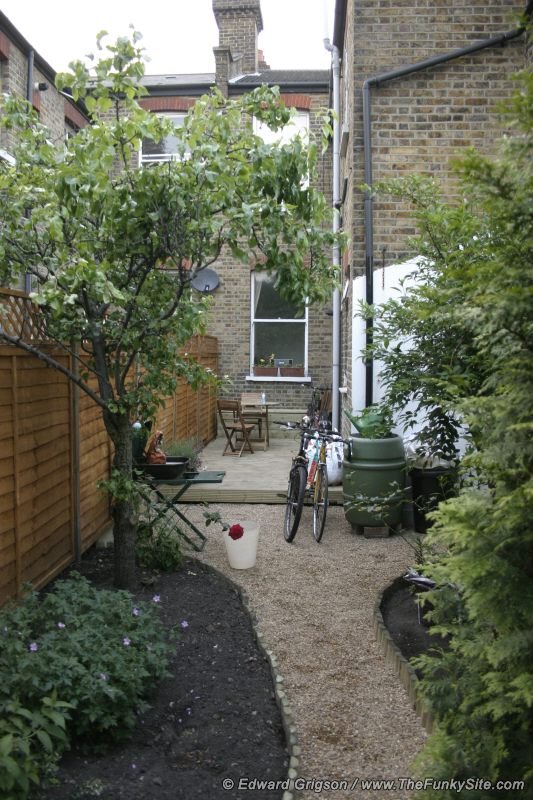 Looking towards the decking