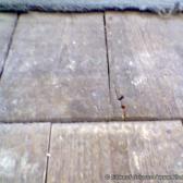 Floorboards in bad condition