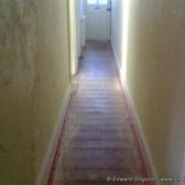 The walls get stripped