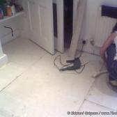 Undertile insulation goes down