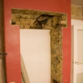 Enlarging the old fireplace
