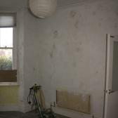 Preparing to sand the floors