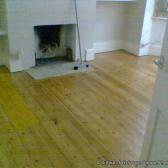 The varnished floor