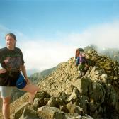 Nina on Crib Goch