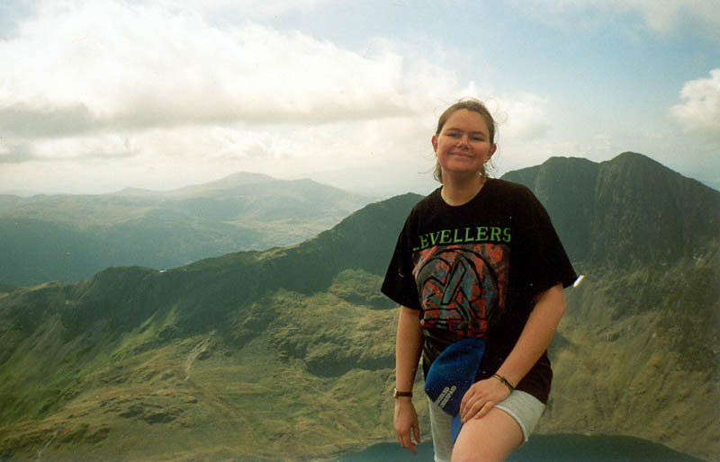 Nina on the mountain